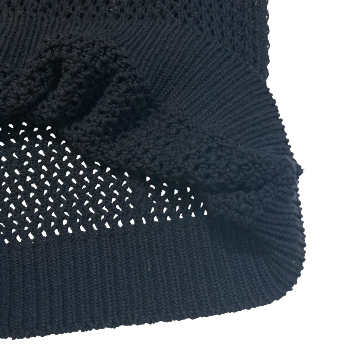 COTTON LILY-YARN MESH KNIT P OメッシュニットA24SP01LM