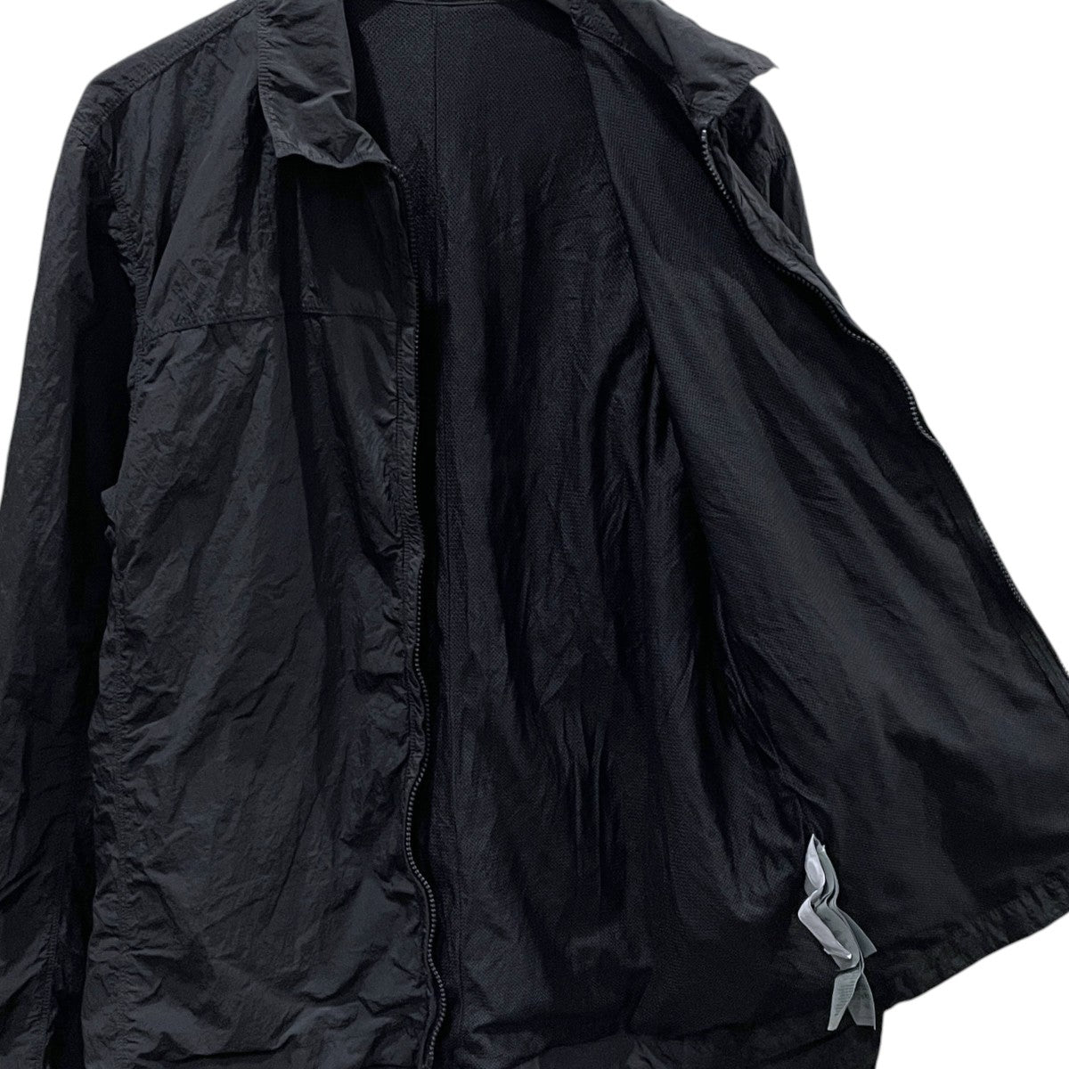 STONE ISLAND 24AW ジップアップナイロンシャツ NYLON METAL IN ECONYL OVERSHIRT ナイロン メタル イン エコニール オーバーシャツ 811511819 古着・中古-4枚目のアイテム画像