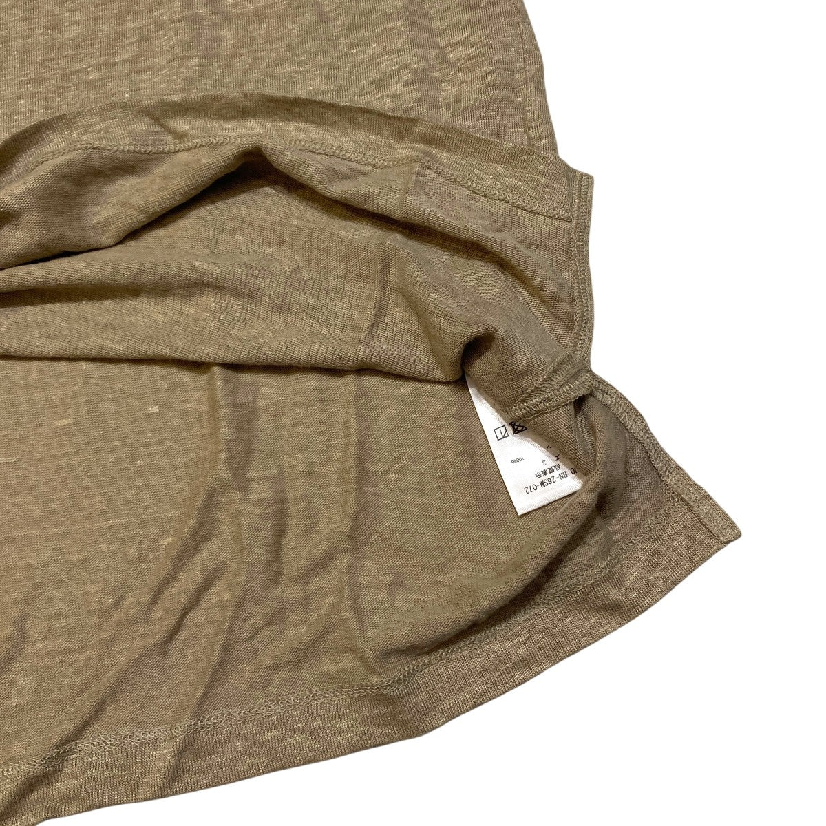 NORMANDY LINEN BASQUE SHIRTニットBN-26SM-072
