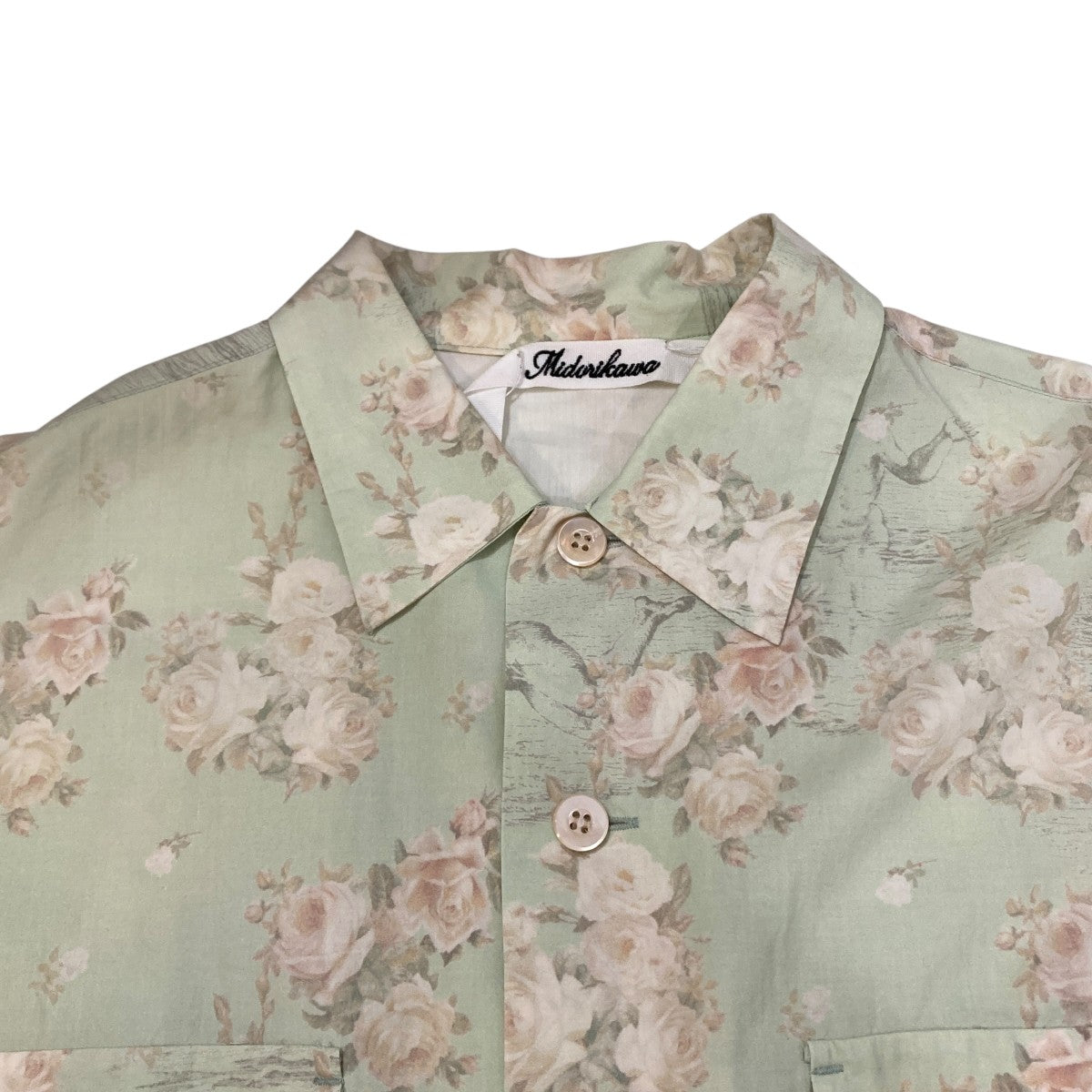 花柄長袖シャツMID22SS-SH03B