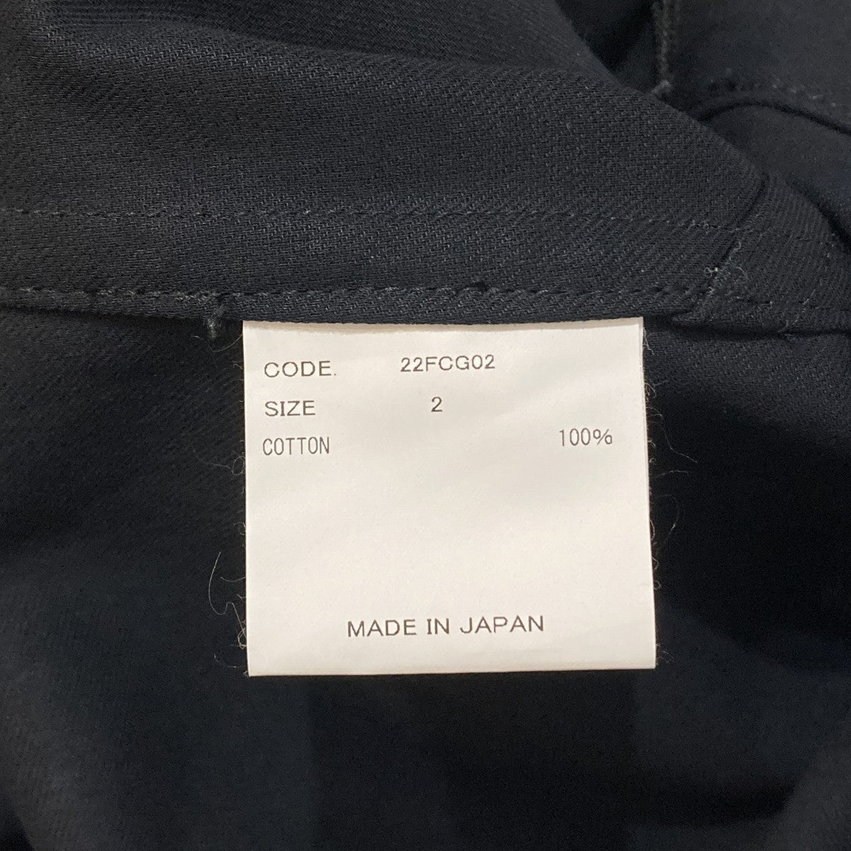 COTTON GABARDINE - LONG SLEEVE SHIRTSロングシャツ22FCG02