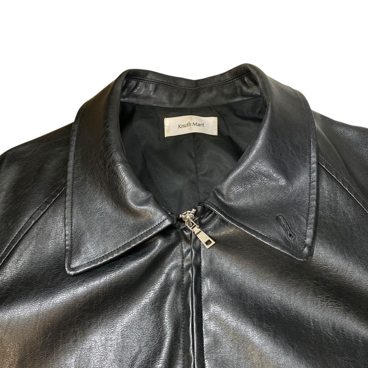 m*o様 【最終値下げ 】 Knuth Marf 黒レザージャケットラウンドスリ Knuth Marf(クヌースマーフ) レザージャケットkm23sug15 km23sug15