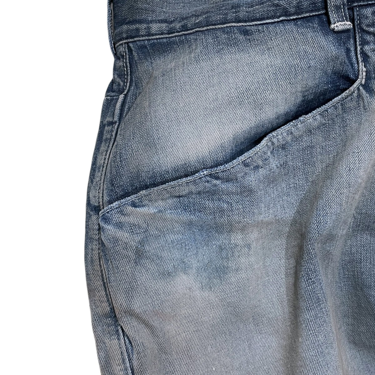 26SS 加工ワイドデニムパンツ #06 AGING type-B ANC-#06-26SS-B