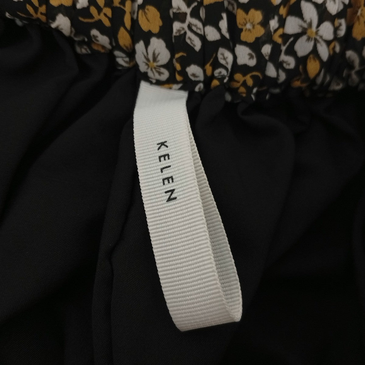 URBE ヴィンテージ ギャザー花柄パンツLKL23HPT2004