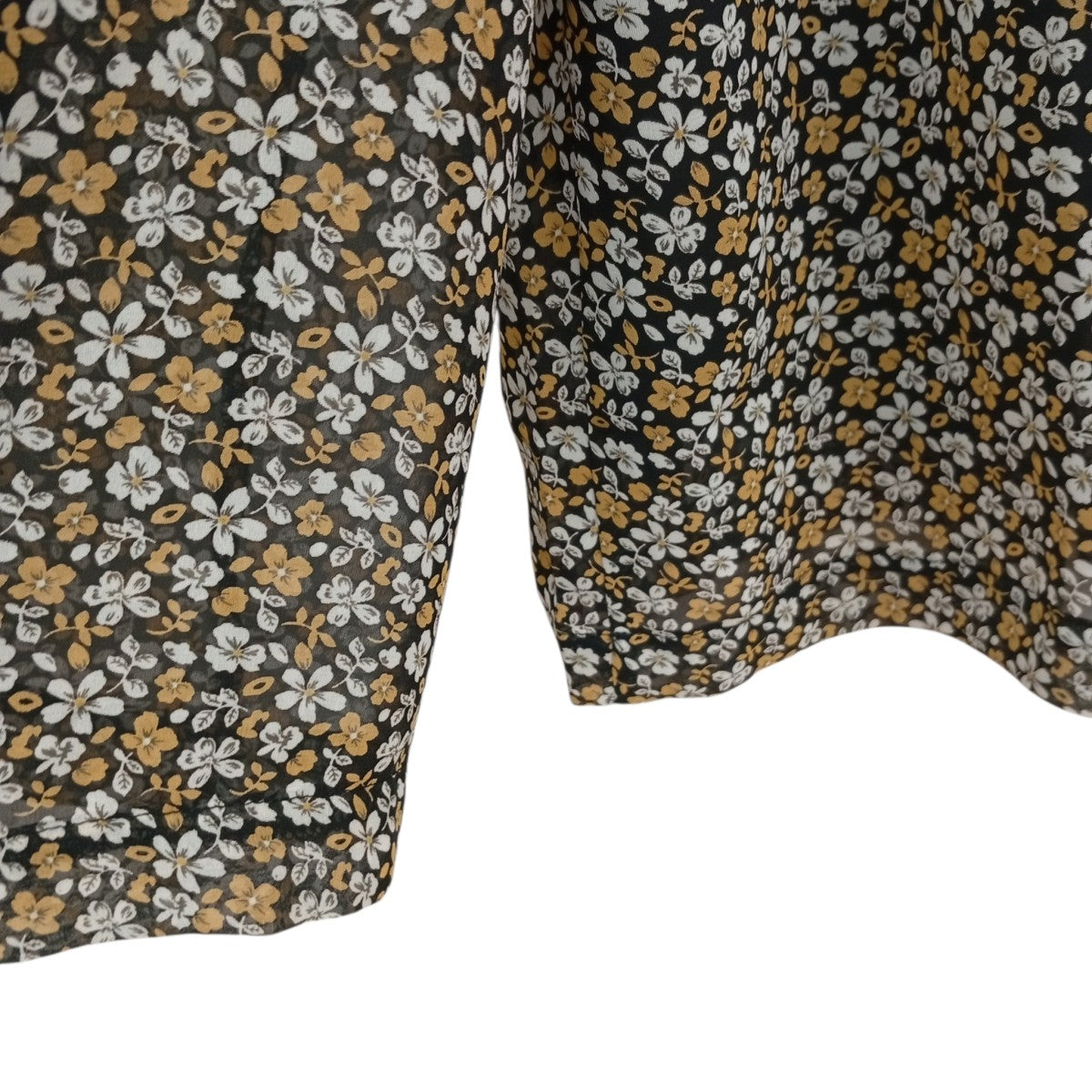 URBE ヴィンテージ ギャザー花柄パンツLKL23HPT2004