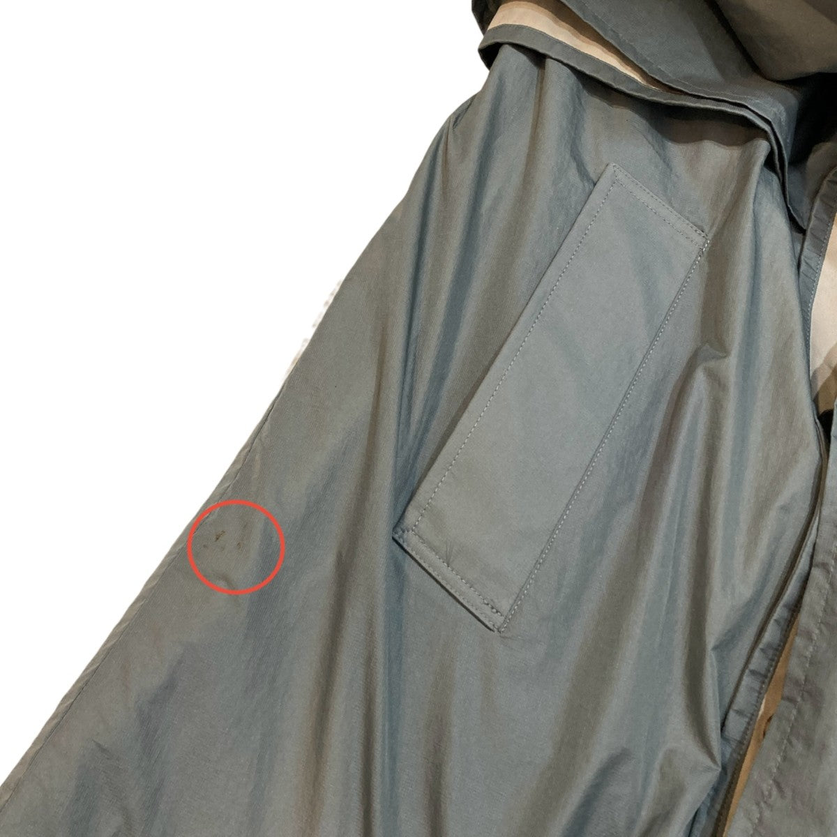 NYLON COVERED TRENCH COATトレンチコートYK22SS0303C