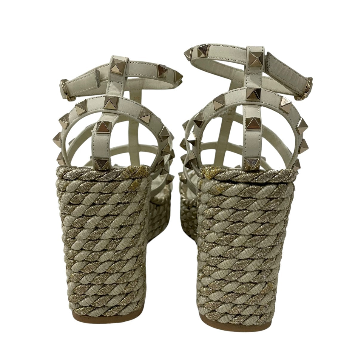 Rock stud wedge sandalsサンダルLA T F95