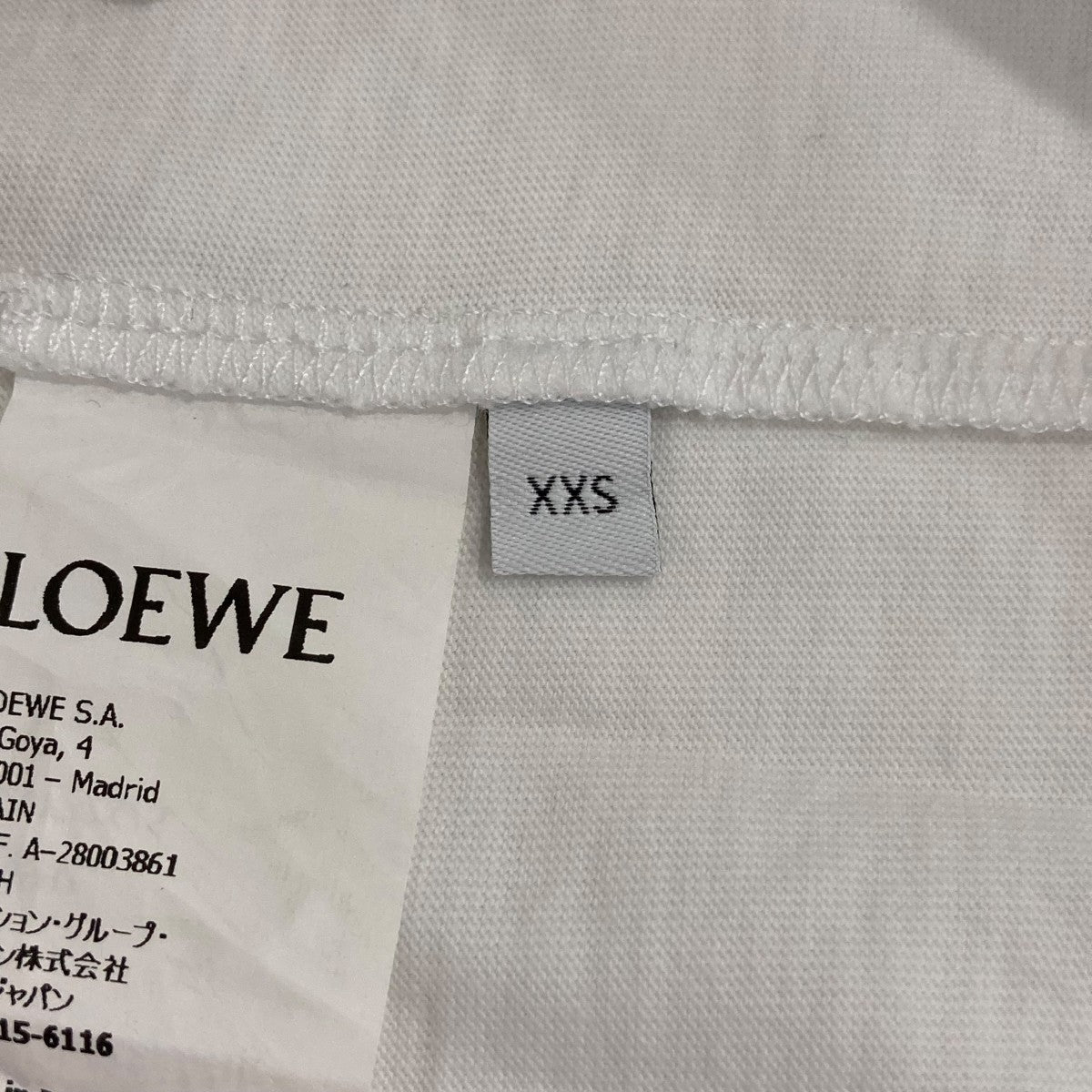 LOEWE(ロエベ) アナグラムエンブロイダリーTシャツH526Y22X75