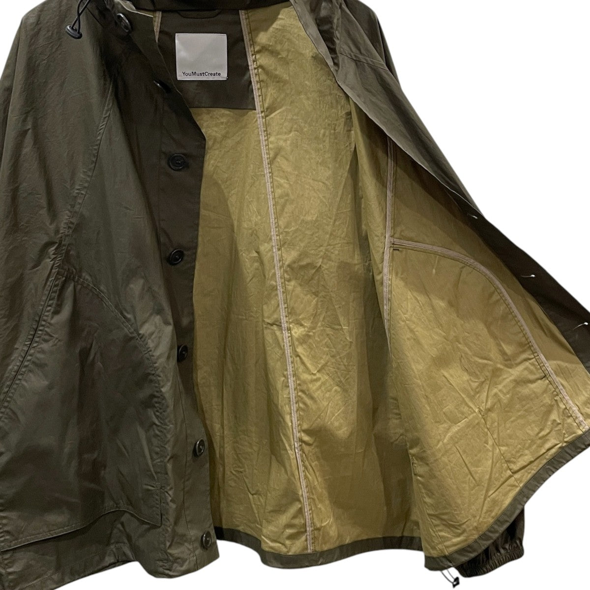 25SS ドライワックスコーティングオーバーサイズジャケット Coated Cotton Bonehead Jacket コーテッド コットン ボーンヘッド ジャケット U5AAB