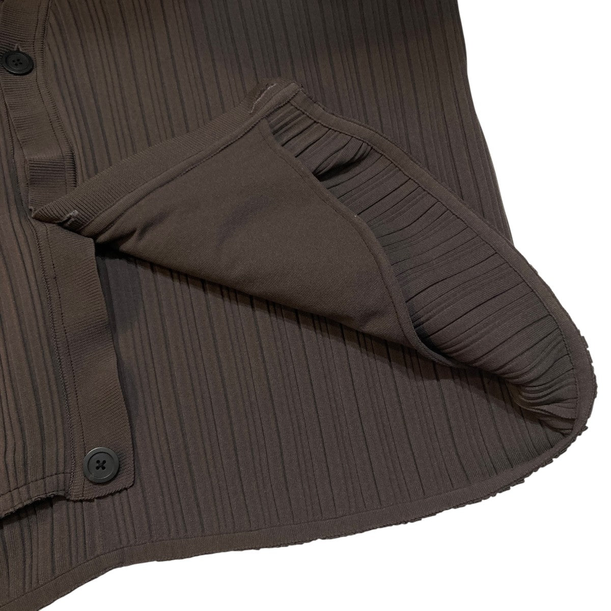 PLEATED KNIT CARDIGANカーディガンYK22SS0358S