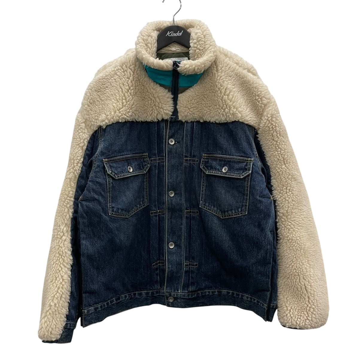 Faux Shearling Denim Blousonドッキングジャケット23-03221M