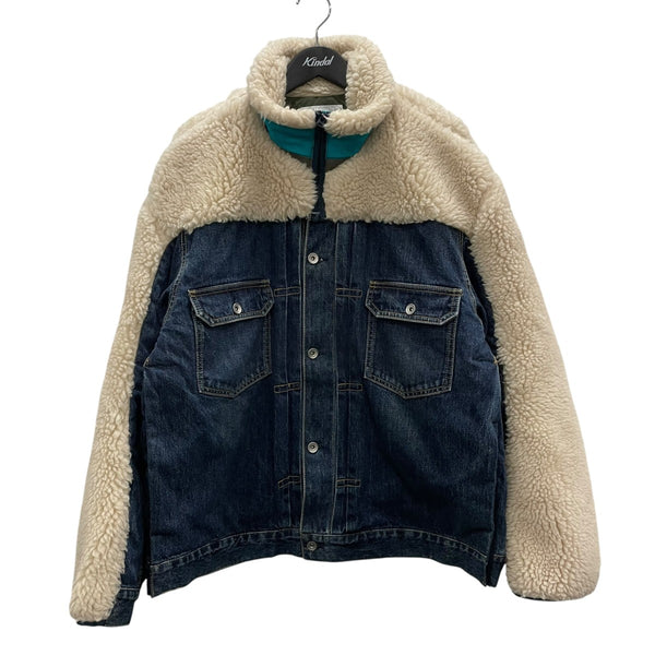 sacai(サカイ) Faux Shearling Denim Blousonドッキングジャケット23