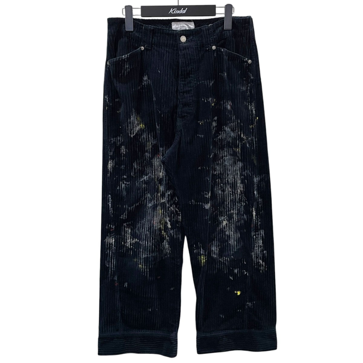 23AW ペイント加工コーデュロイパンツ handmake atelier trouser ハンドメイドアトリエトラウザーズ 23030684000930