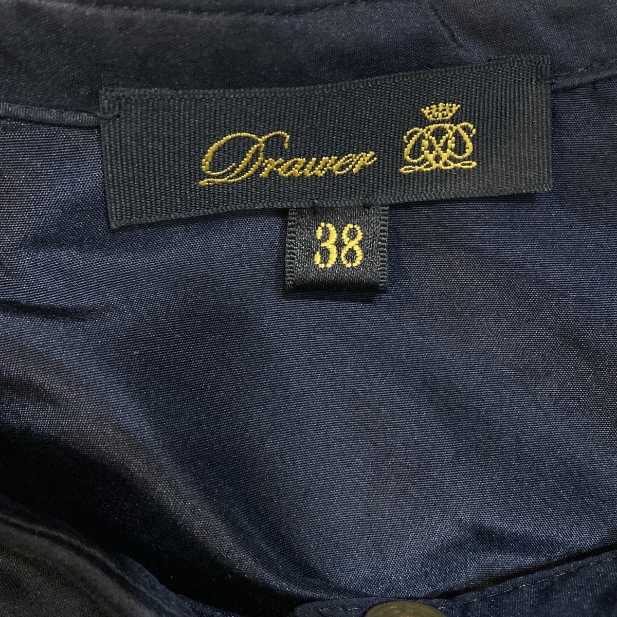 シルクタフタテントカラーシャツ長袖ブラウス6511-299-0515