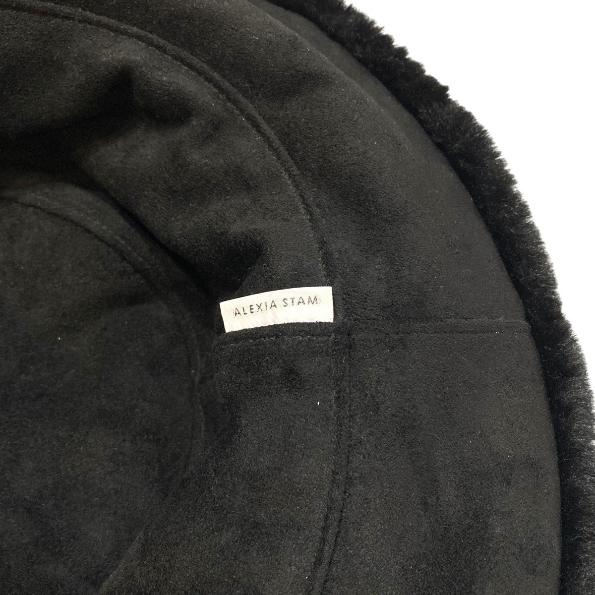 Reversible Eco Suede Bucket Hat  Blackバケットハット