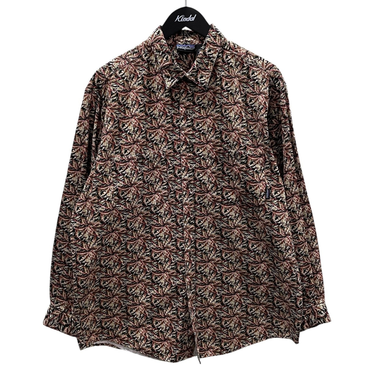Patagonia 93AW 総柄シャツ Printed Muleskin Shirt プリンテッド ミュールスキン シャツ マレーシア製 54101F3