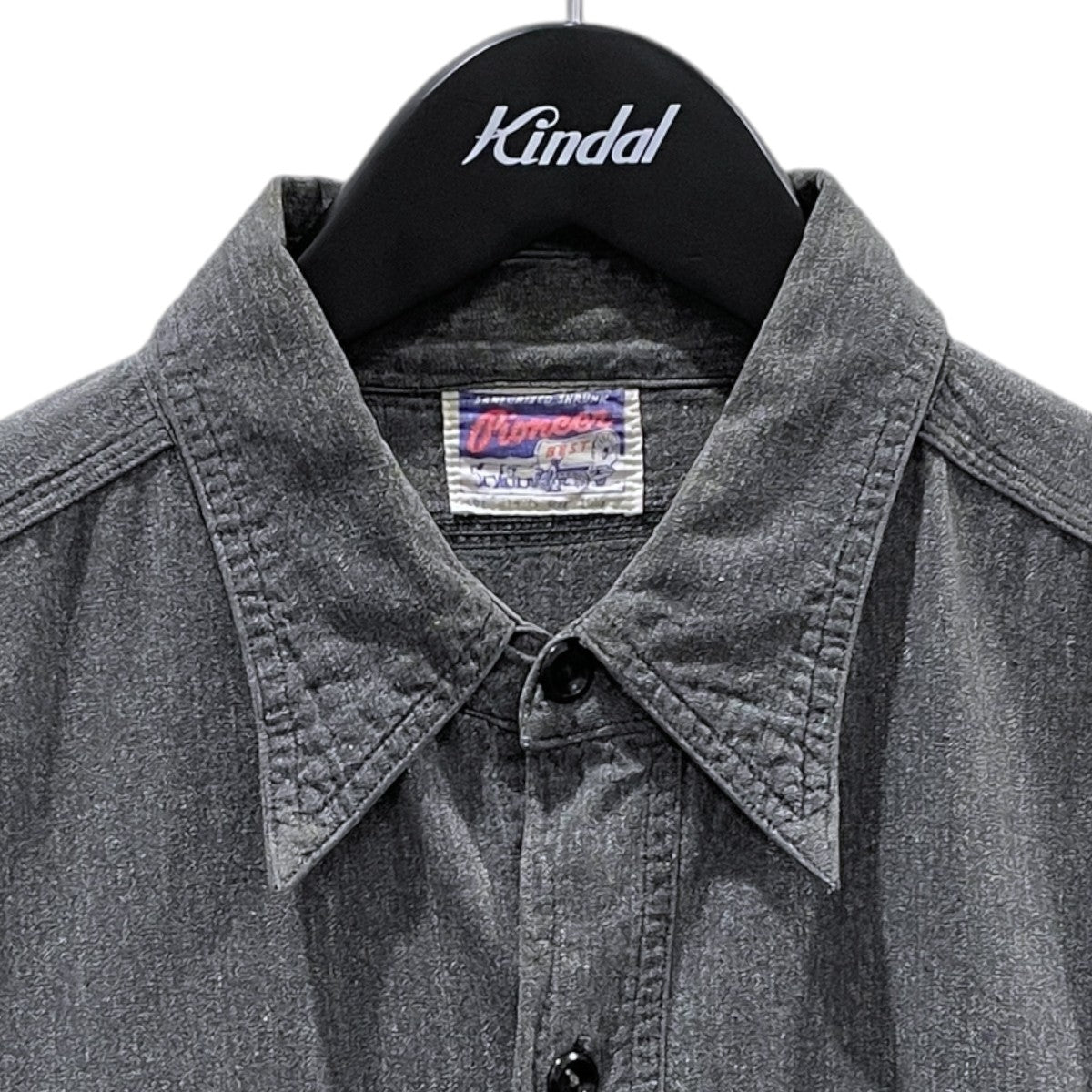 ブラックシャンブレーシャツ black chambray shirt 3142G