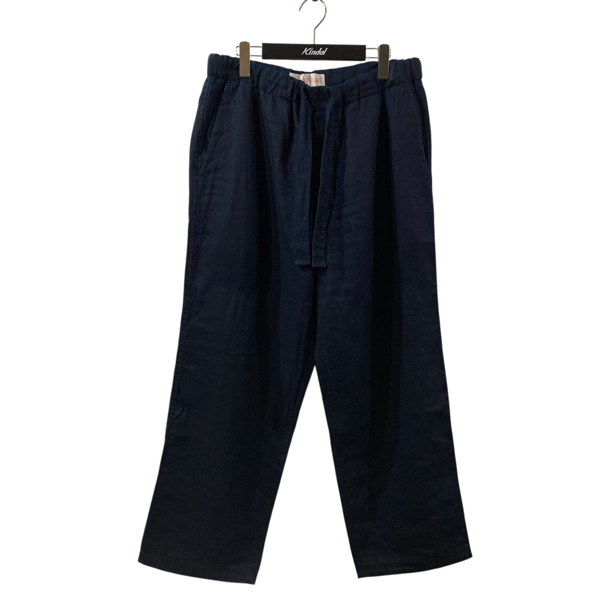 BRYSON ペインティングインディゴリネンオーバートラウザーリネンパンツNN-1902T11
