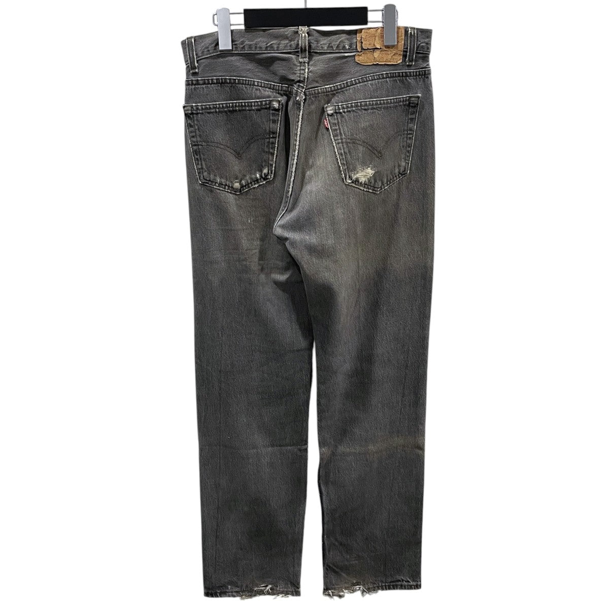 先染めブラックデニムパンツ 501 ボタン裏653 MADE IN USA 501-0658
