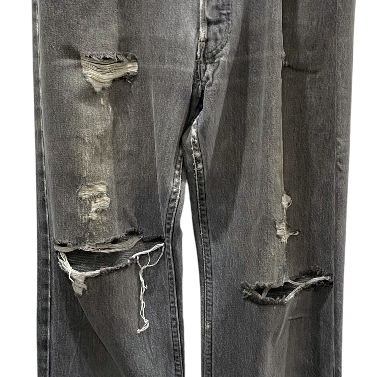 先染めブラックデニムパンツ 501 ボタン裏653 MADE IN USA 501-0658
