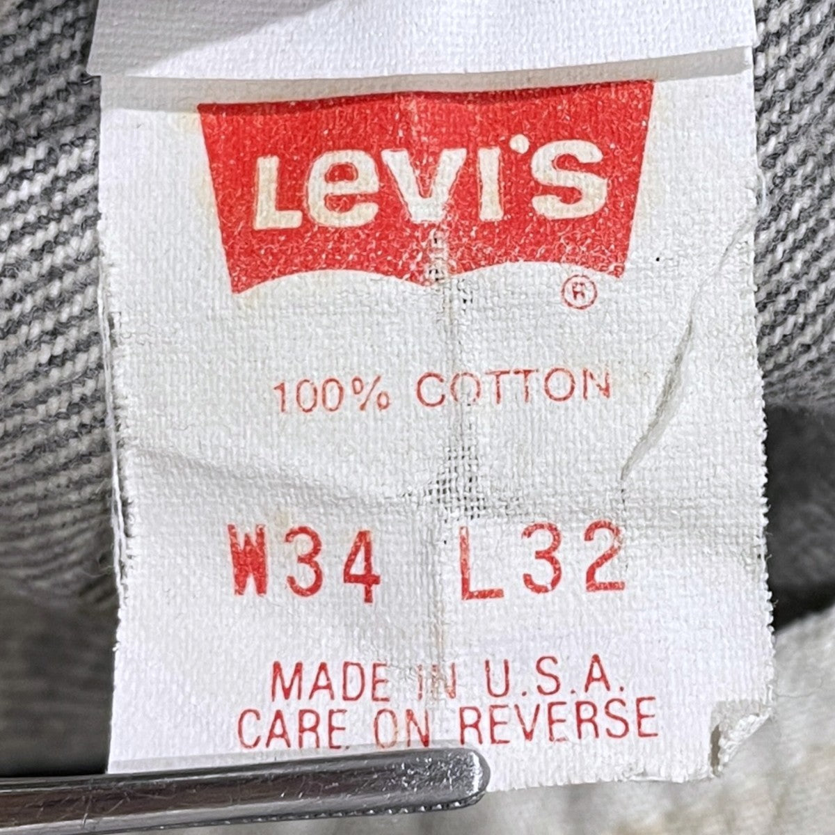 先染めブラックデニムパンツ 501 ボタン裏653 MADE IN USA 501-0658
