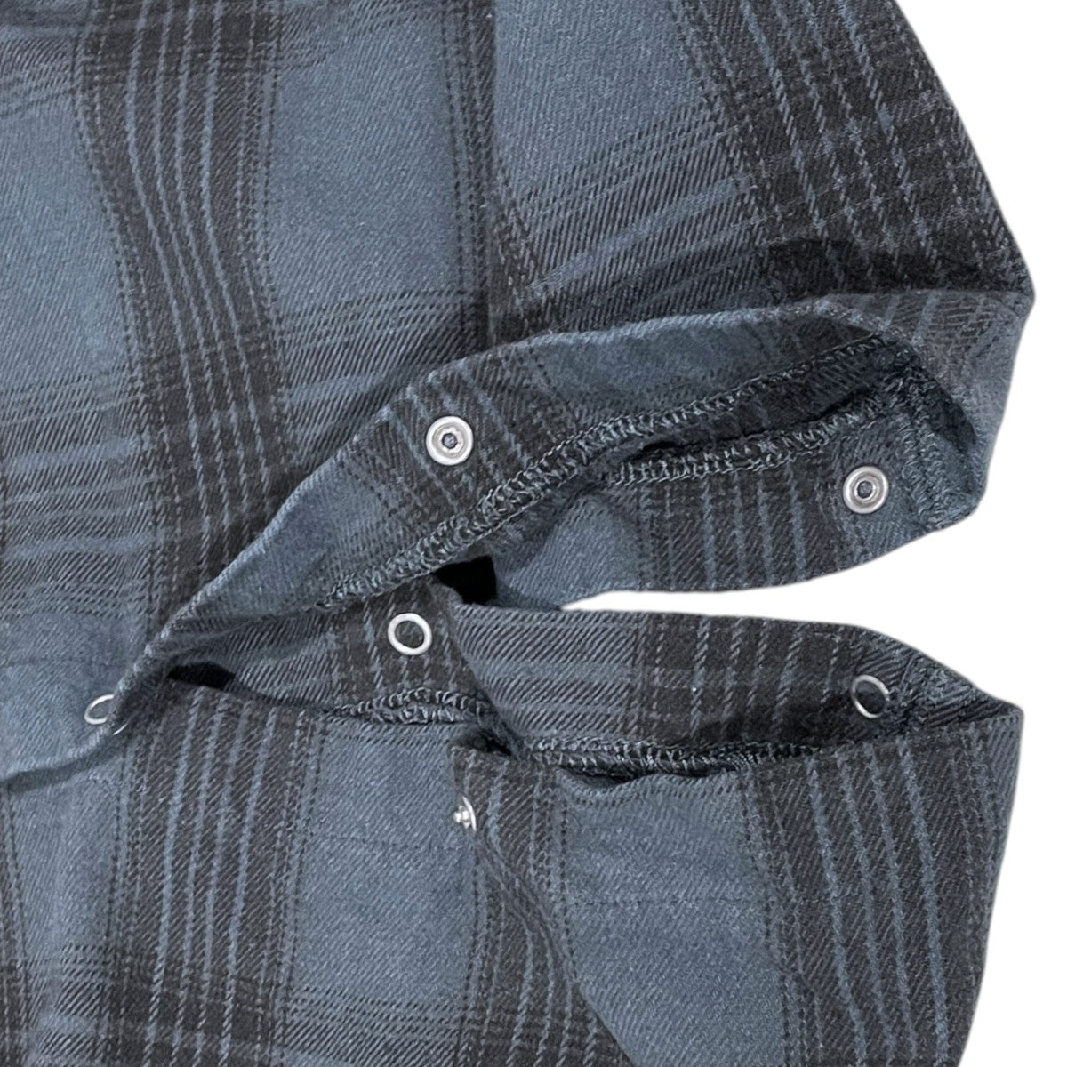 SANDWATERR 25AW チェック柄2WAYプルオーバーシャツ RESEARCHED LONG PULLOVER リサーチド ロング プルオーバー SW-S0504 古着・中古-6枚目のアイテム画像
