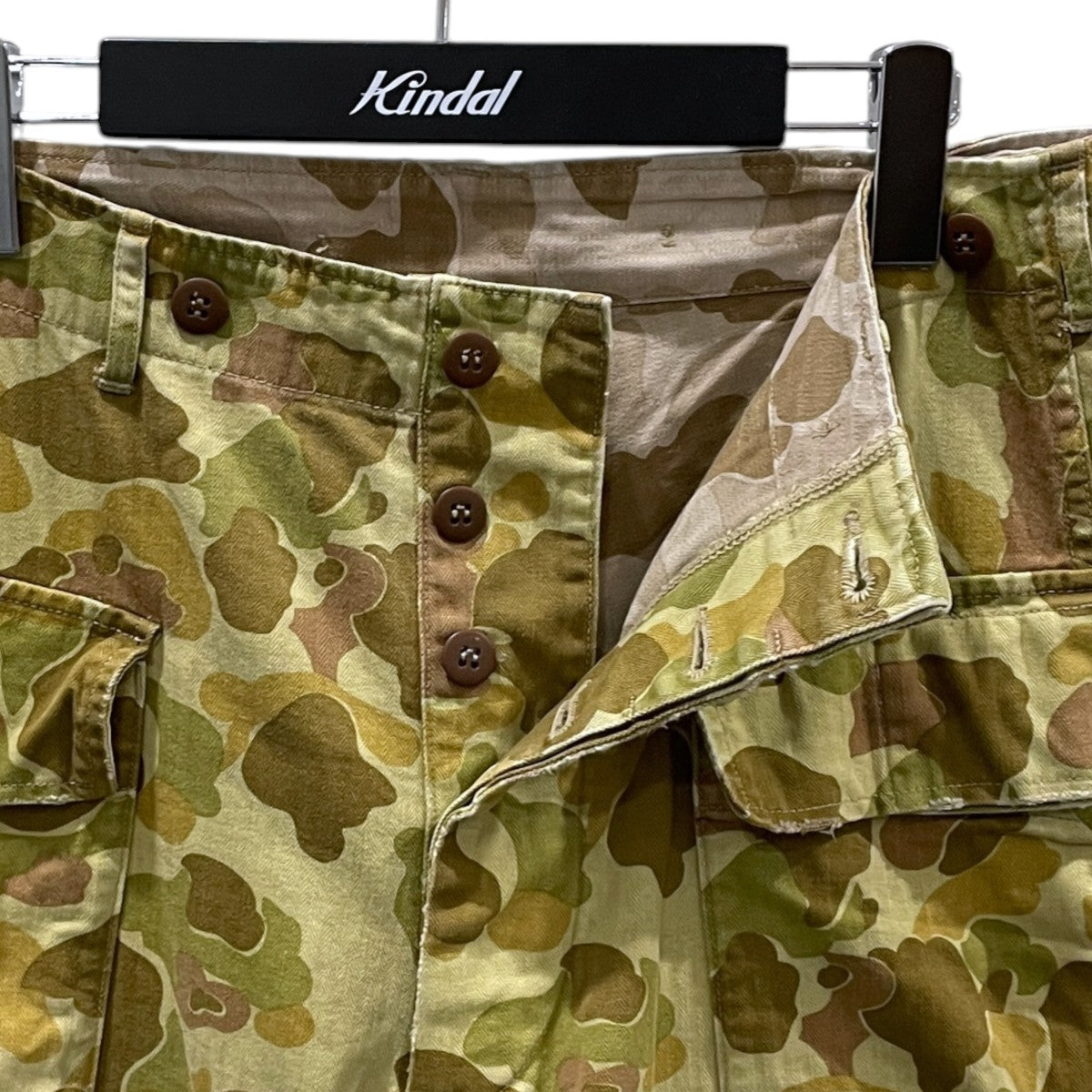 BOWWOW 25SS カモフラ柄ミリタリーパンツ M-43 DUCK HUNTER CAMO TROUSER ダック ハンターカモトラウザー BW251-DHCT 古着・中古-3枚目のアイテム画像