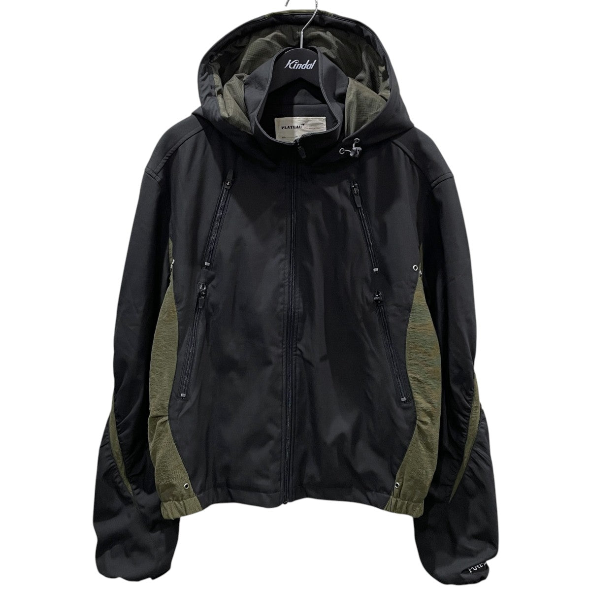 25AW ジップアップ中綿フーデッドジャケット Curvy padded jacket カーヴィー パディッド ジャケット Pla25awj12-1