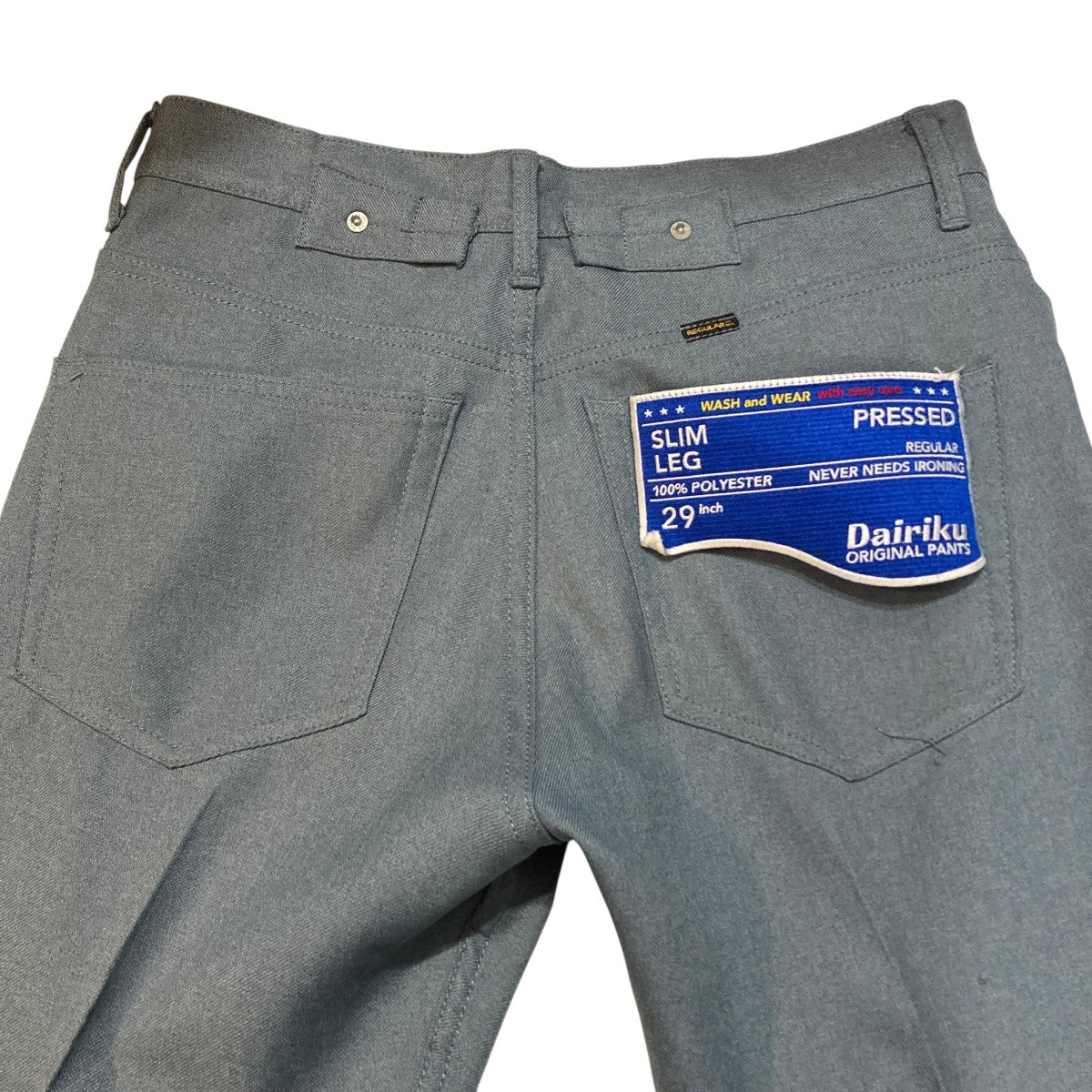 Slim Flasher Pressed Pantsスラックス22SS P-5