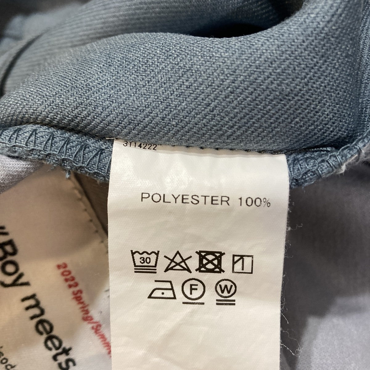 Slim Flasher Pressed Pantsスラックス22SS P-5
