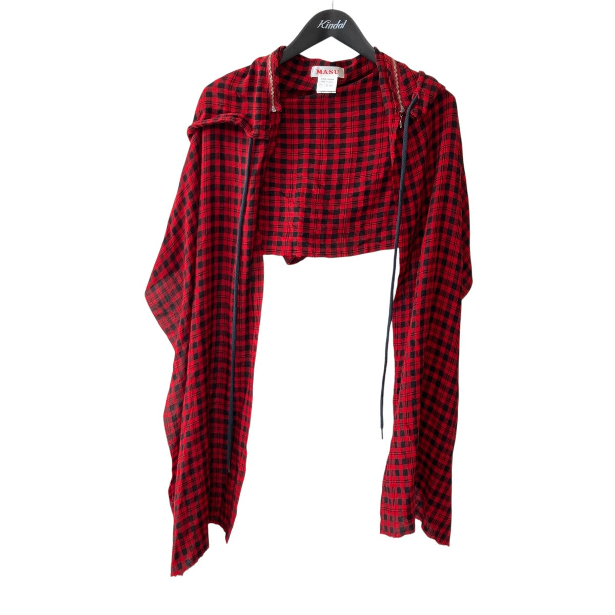 PLAID HOOD SCARFチェックフード スカーフMMSS-OJ0623