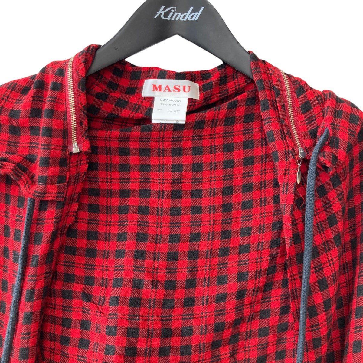 PLAID HOOD SCARFチェックフード スカーフMMSS-OJ0623