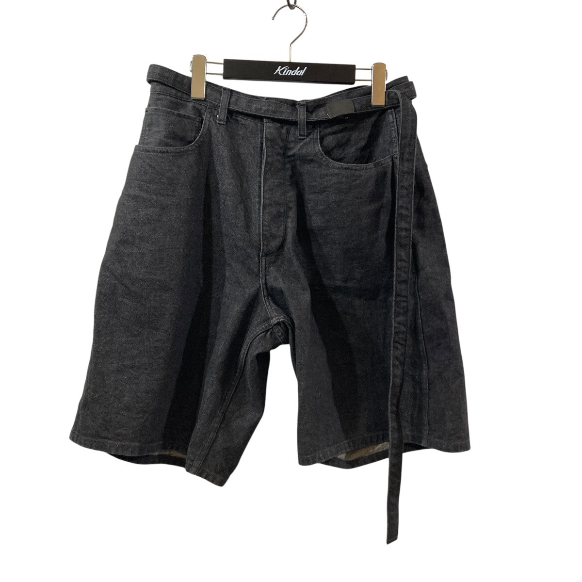 12．9oz Selvage Denim Super Wide GI-belt Shortsスーパーワイド GIベルト ショートパンツBHS23S011