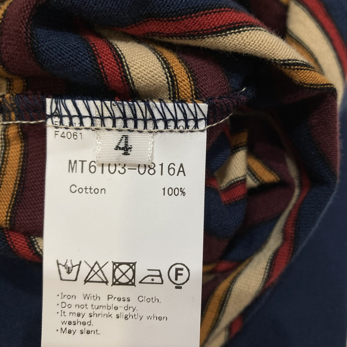 26SSL S BORDER TEE BANSボーダーロングTシャツMT6103-0816A