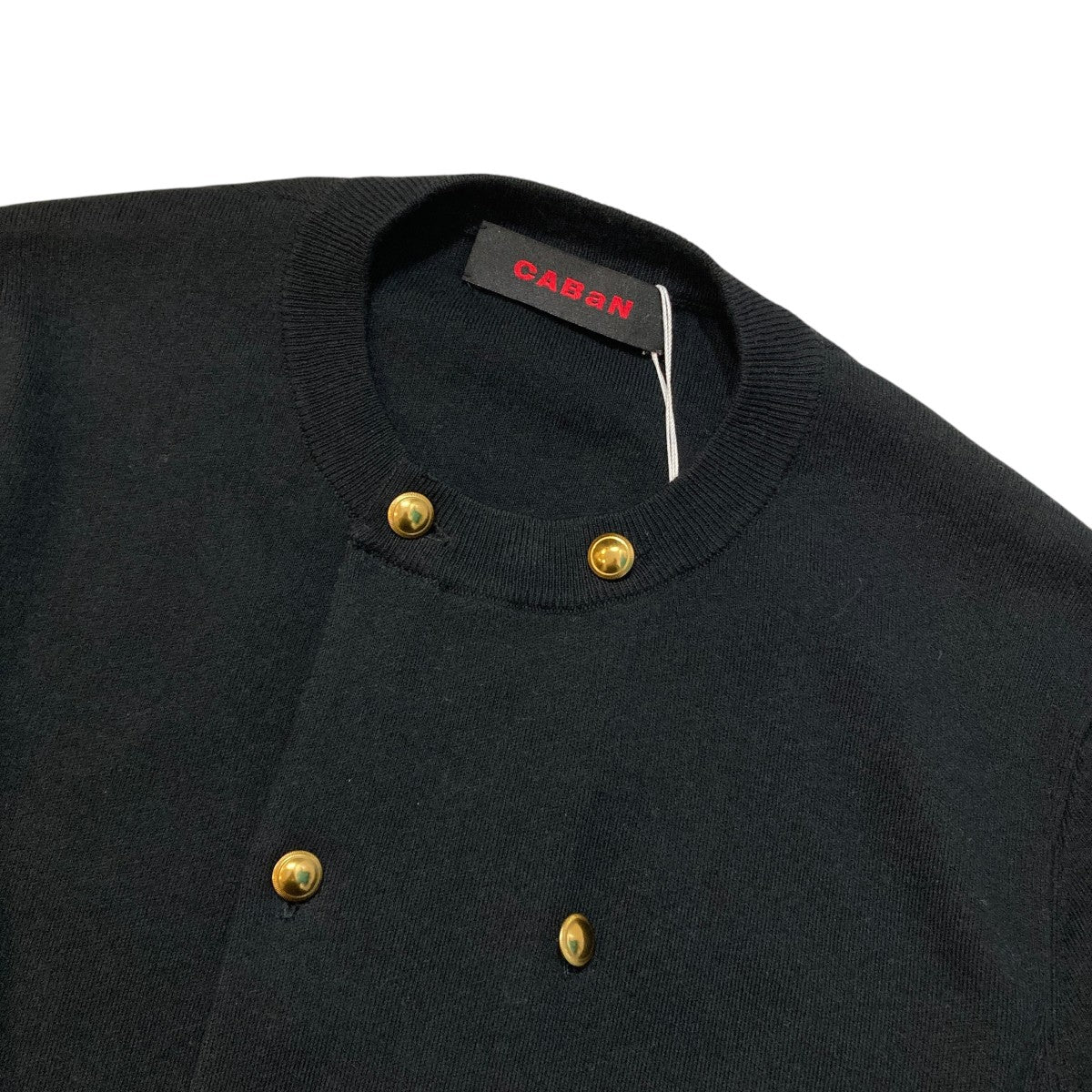 CABaN コットンカシミヤ ダブルボタンカーディガン 39-02-34-02005 古着・中古-3枚目のアイテム画像
