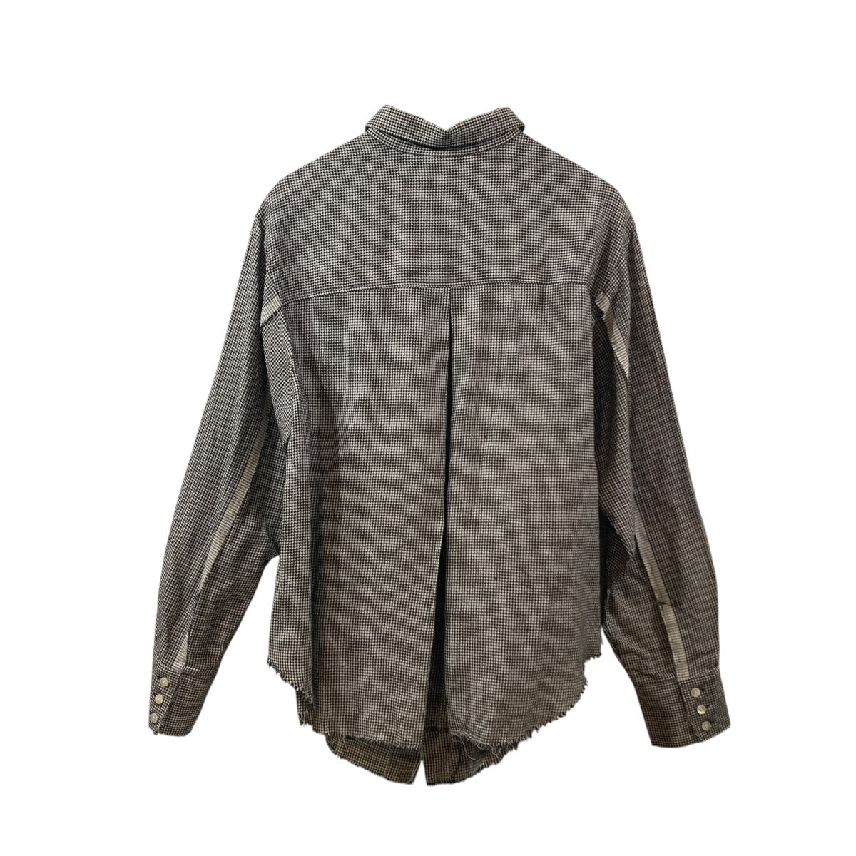 千鳥格子長袖シャツMID24SS-HS01