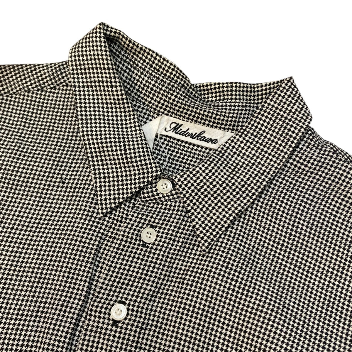 千鳥格子長袖シャツMID24SS-HS01