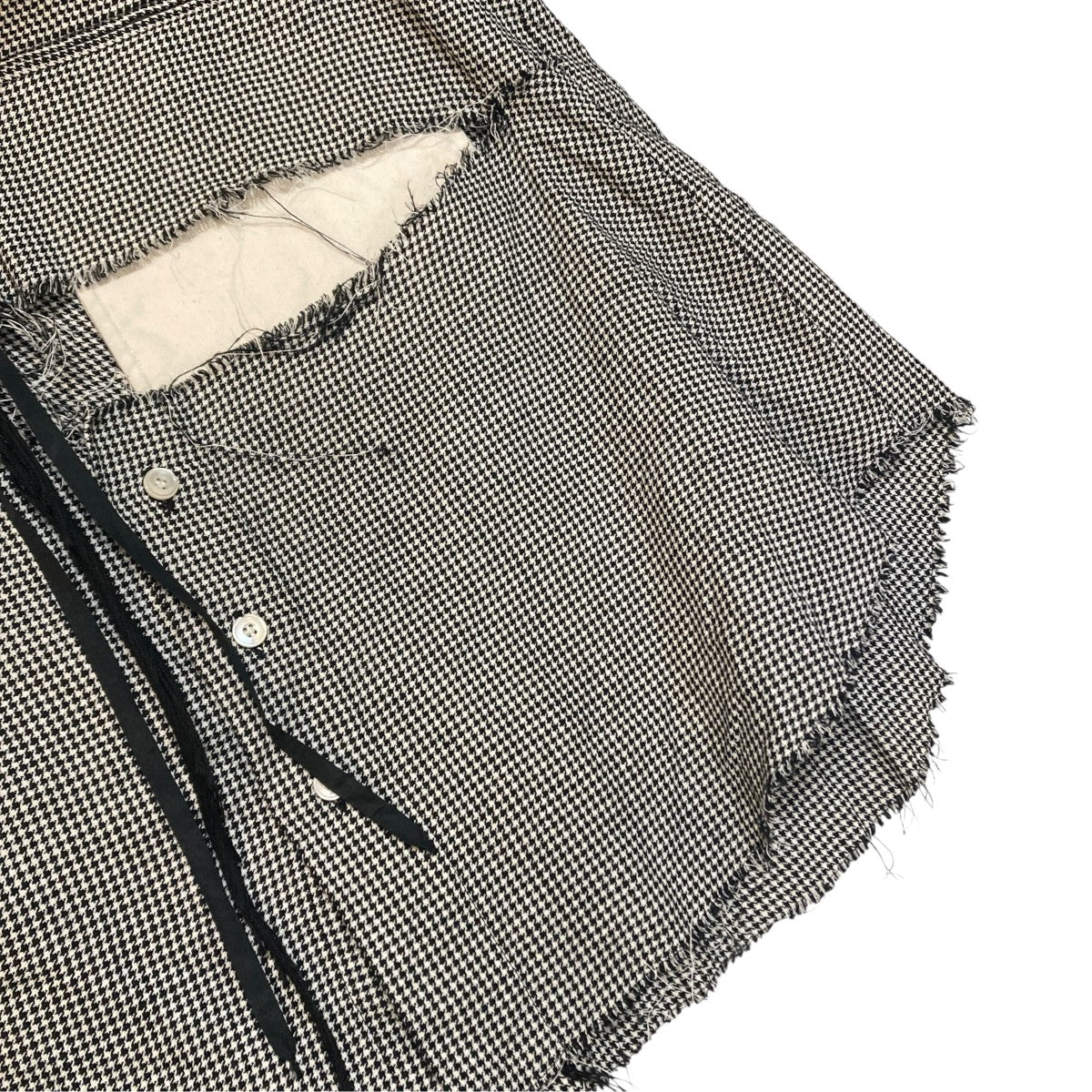 千鳥格子長袖シャツMID24SS-HS01
