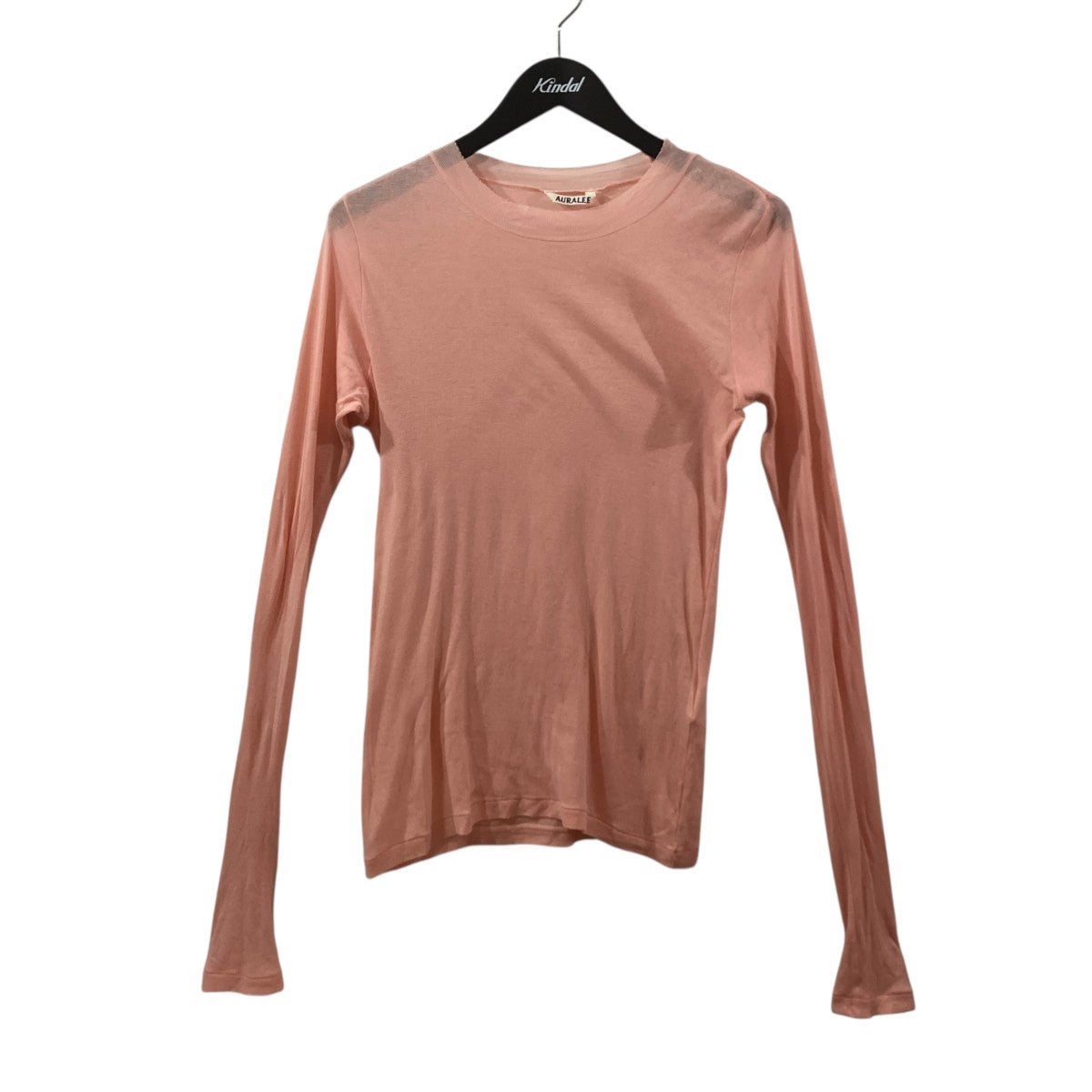 AURALEE SUPER HIGH GAUGE SHEER RIB L S TEEロングスリーブTシャツA24SP02HF 古着・中古-1枚目のアイテム画像
