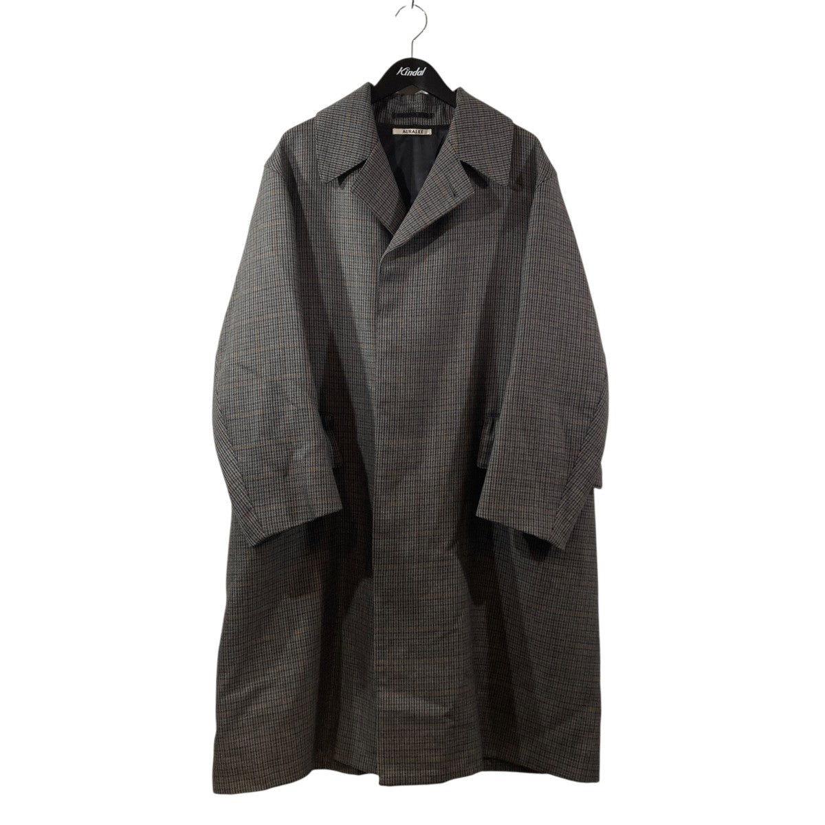 DOUBLE FACE CHECK LONG COATコートA8AC01BN