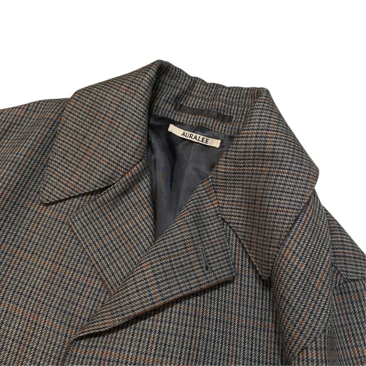 DOUBLE FACE CHECK LONG COATコートA8AC01BN
