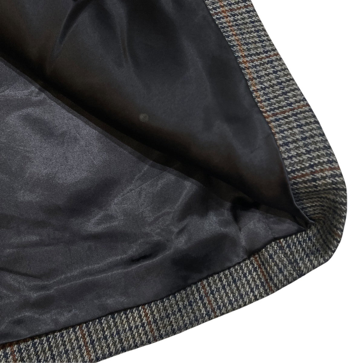 DOUBLE FACE CHECK LONG COATコートA8AC01BN