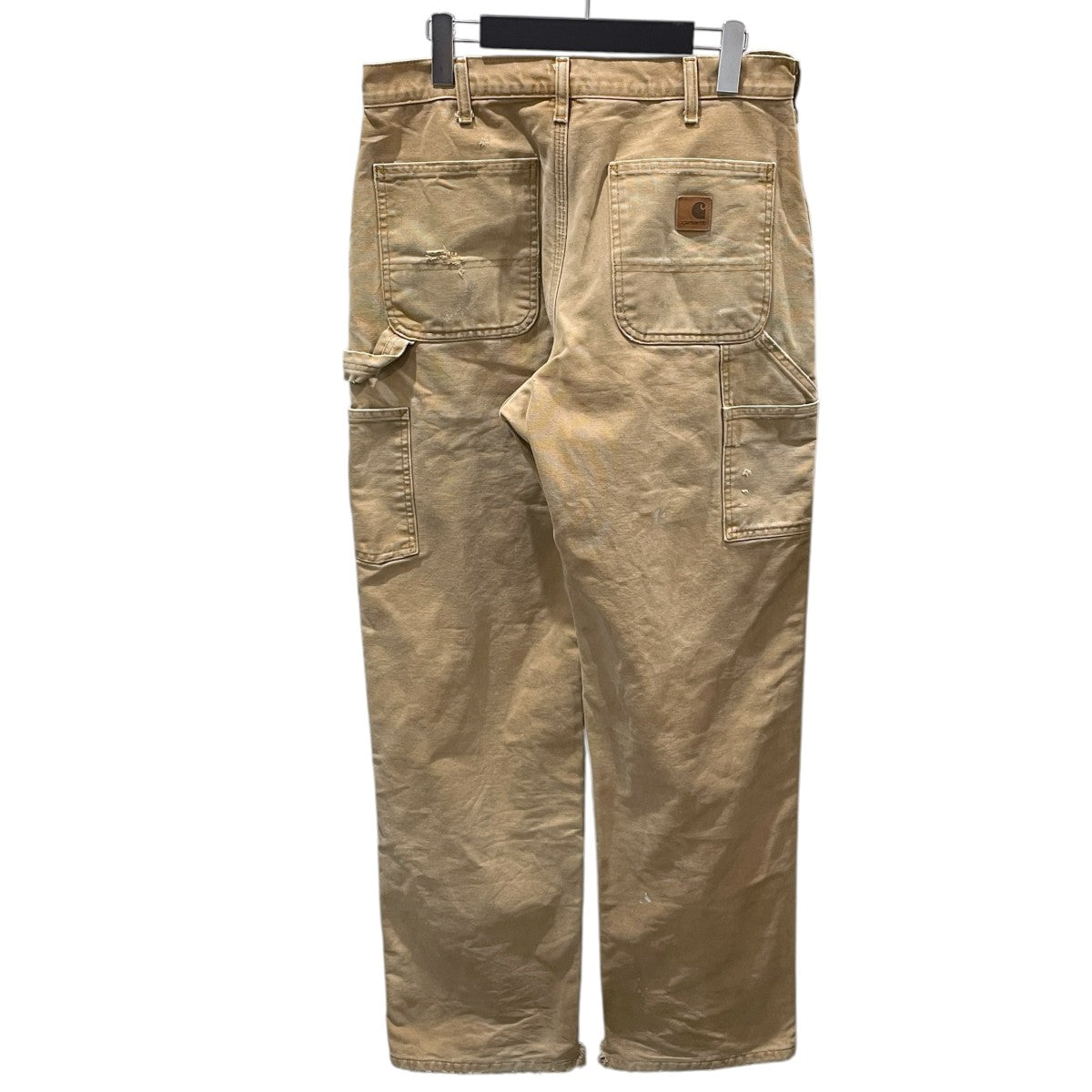 CarHartt フランネルライナーワークパンツ Washed Duck Work Dungaree Flannel Lined ウォッシュド ダック ワーク ダンガリー フランネル ラインド B111 古着・中古-2枚目のアイテム画像
