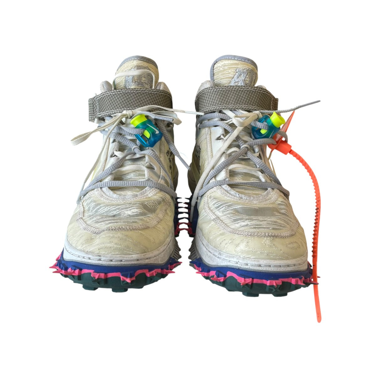 NIKE×OFFWHITE Air Force 1 MidハイカットスニーカーDO6290-100 古着・中古-3枚目のアイテム画像