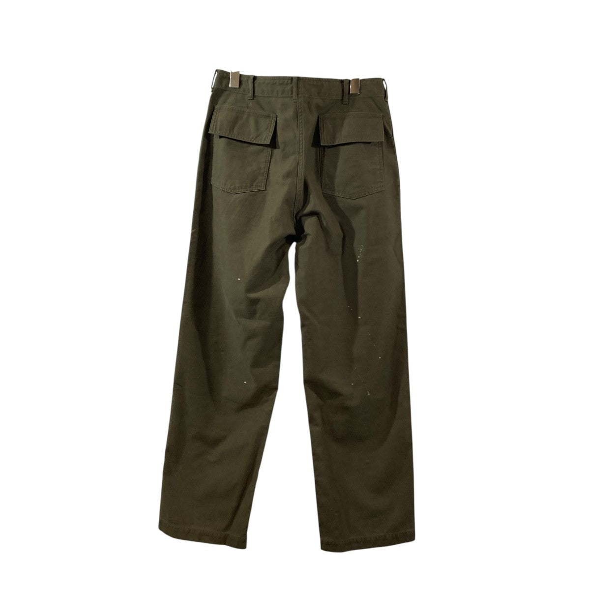 WASHED BAGGY SATIN BLEACHED BAKER PANTSペイントベイカーパンツA25AP01BP