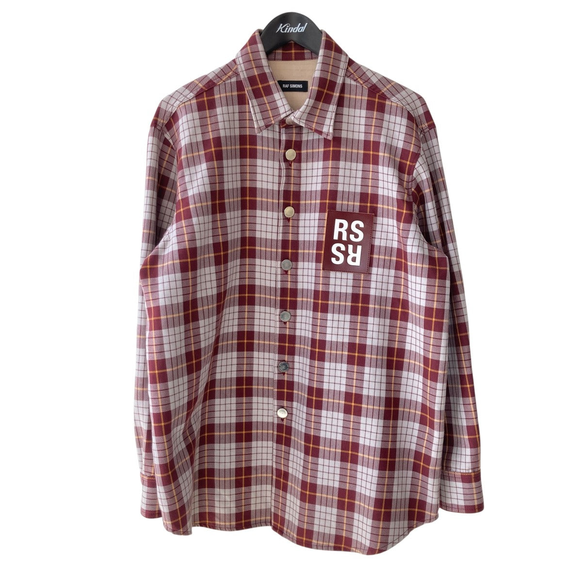 18SSCARRY OVER DENIM SHIRTチェックジャケット181-241