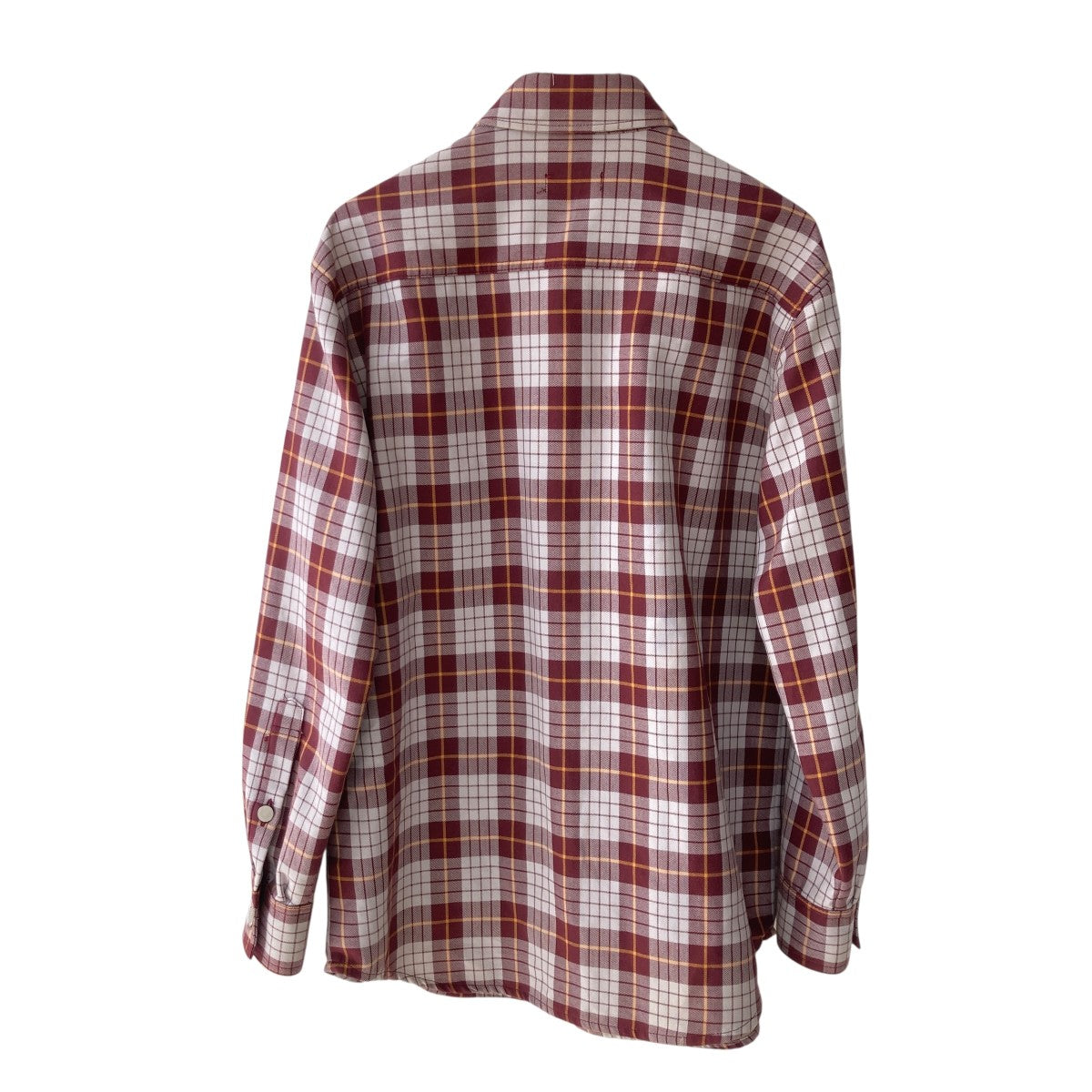 18SSCARRY OVER DENIM SHIRTチェックジャケット181-241