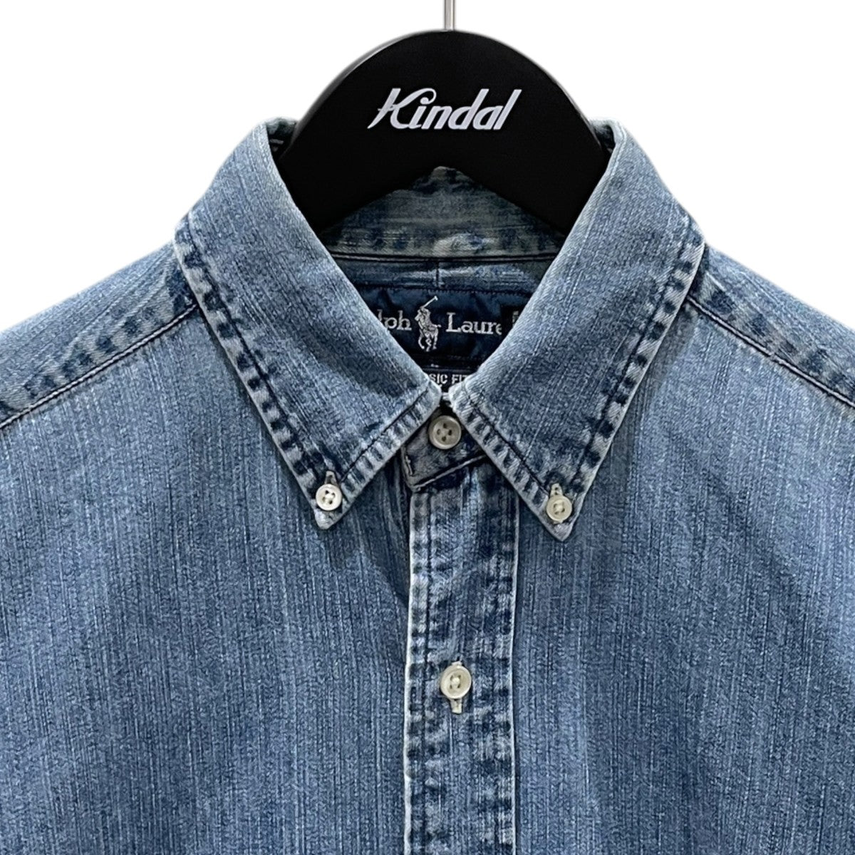 ボタンダウンデニムシャツ CLASSIC FIT クラシックフィット