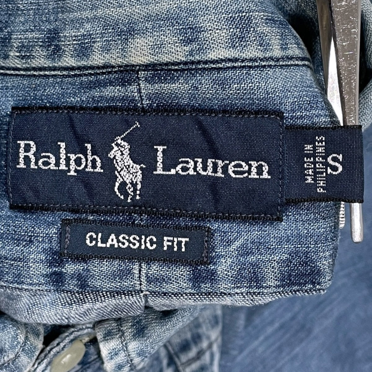 ボタンダウンデニムシャツ CLASSIC FIT クラシックフィット