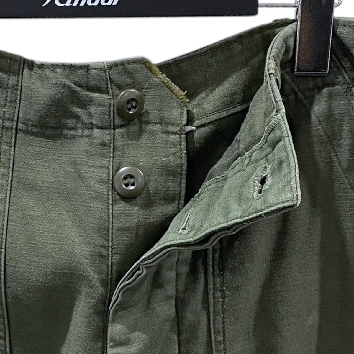76年製 ベイカーパンツ Trousers， Utility， Cotton Sateen， OG-107 8405-00-082-6614